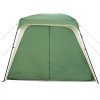 vidaXL Kempinkový stan s verandou Dome pro 5 osoby zelený nepromokavý