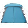 vidaXL Kempinkový stan s verandou Dome pro 5 osob modrý nepromokavý