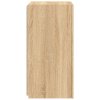 vidaXL Nástěnné TV skříňky s LED 2 ks dub sonoma 30,5 x 35 x 70 cm