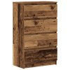 vidaXL Příborník Old Wood 60x35x98,5 cm Dřevěná konstrukce