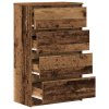 vidaXL Příborník Old Wood 60x35x98,5 cm Dřevěná konstrukce