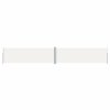 vidaXL Zatahovací boční markýza krémová 160 x 1 000 cm