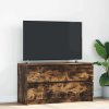 vidaXL TV skříňka kouřový dub 100x35x54 cm kompozitní dřevo