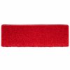 vidaXL Schodové rohože 30 ks 65 x 21 x 4 cm červené s obdélníkovým okrajem