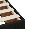 vidaXL Box spring postel s matrací černá 90x200 cm samet