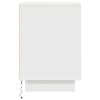 vidaXL Noční stolky s LED světly 2 ks bílé 38x34x50 cm