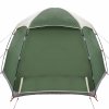 vidaXL Rodinný stan Igloo pro 6 osob zelený Vodotěsný