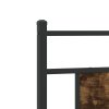 vidaXL Rám postele bez matrace kouřový dub 107x203 cm kompozitní dřevo