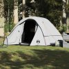 vidaXL Camping Stan Cabin pro 4 osoby bílá zatemňovací nepromokavý