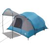 vidaXL Rodinný stan tunel pro 8 osob modrý nepromokavý