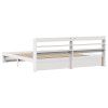 vidaXL Rám postele s čelem bez matrace bílý 180x200 cm