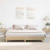 vidaXL Rám postele bez matrace dub sonoma 160x200 cm kompozitní dřevo