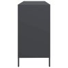 vidaXL Příborník antracitový 135x39x73,5 cm ocel válcovaná za studena