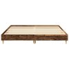 vidaXL Rám postele bez matrace Staré dřevo 200x200 cm kompozitní dřevo