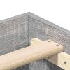 vidaXL Rám postele bez matrace Grey Sonoma 200x200 cm kompozitní dřevo
