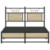 vidaXL Rám postele bez matrace dub sonoma 120x190 cm kompozitní dřevo