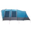 vidaXL Rodinný stan tunel pro 8 osob modrý nepromokavý