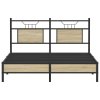vidaXL Rám postele bez matrace dub sonoma 140x190 cm kompozitní dřevo