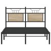 vidaXL Rám postele bez matrace dub sonoma 120x190 cm kompozitní dřevo