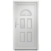 vidaXL Vchodové dveře bílé 98 x 198 cm PVC
