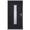 vidaXL Vchodové dveře antracitové 108 x 208 cm PVC