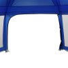 vidaXL Bazénový stan s odnímatelným poklopem&Síťované stěny Azure Blue