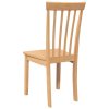 vidaXL Jídelní židle 2 ks z přírodního masivního dřeva Rubber