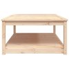 vidaXL Zahradní stůl 121 x 82,5 x 45 cm masivní borové dřevo