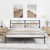 vidaXL Rám postele bez matrace Dub Sonoma 183x213cm Dřevěné konstrukce