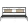 vidaXL Rám postele bez matrace Dub Sonoma 183x203cm Dřevěné konstrukce