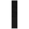 vidaXL Vysoká deska Černý dub 37,5x35x180 cm Dřevěná konstrukce