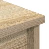 vidaXL Vysoká deska Sonoma Dub 37,5x35x180 cm Dřevěná konstrukce