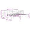 vidaXL Válenda s přistýlkou tmavě zelená 90 x 200 cm samet