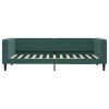 vidaXL Válenda s přistýlkou tmavě zelená 90 x 200 cm samet