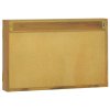 vidaXL Zrcadlová skříňka 60 x 10 x 40 cm masivní teakové dřevo