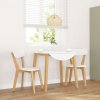 vidaXL Jídelní židle 2 ks z masivního dřeva Rubber