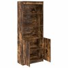 vidaXL Skříň highboard kouřový dub 70 x 35 x 180 cm kompozitní dřevo