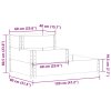 vidaXL 3patrový vyvýšený záhon hnědý 120 x 80 cm masivní borové dřevo