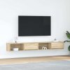vidaXL TV skříňky 2 ks Dub Sonoma 100x31x25,5 cm Dřevěné konstrukce