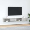 vidaXL TV skříňky 2 ks Betonová šedá 100x31x25,5 cm Dřevěná konstrukce