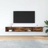 vidaXL TV skříňky 2 ks kouřový dub 100x31x25,5 cm kompozitní dřevo