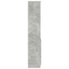 vidaXL Highboard Concrete Grey 37,5x35x180 cm Dřevěná konstrukce