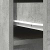 vidaXL Highboard Concrete Grey 37,5x35x180 cm Dřevěná konstrukce