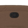 vidaXL Polohovací křeslo hnědé textil