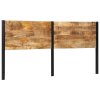 vidaXL Čelo postele 200 cm z masivního dřeva Mango a železa