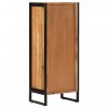 vidaXL Koupelnová skříňka 40 x 30 x 100 cm masivní akácie a železo