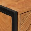 vidaXL Koupelnová skříňka 40 x 30 x 100 cm masivní akácie a železo