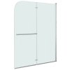 vidaXL Skládací sprchový kout se 2 panely ESG 120 x 140 cm