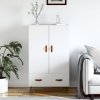 vidaXL Skříň highboard bílá 69,5 x 31 x 115 cm kompozitní dřevo
