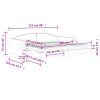 vidaXL Válenda s přistýlkou a matracemi světle šedá 100x200 cm textil